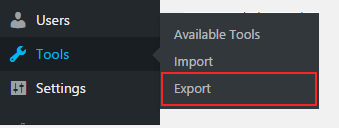 WordPress.com Export